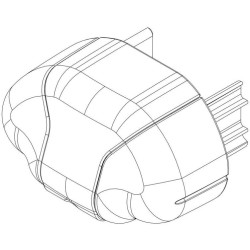 Купить Заглушка поперечины овальная (4 шт) 50084 (AeroBar, SmartRack 794, 795) (TH 1500050084)