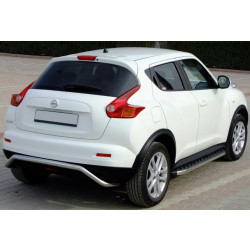 Купити Бокові пороги BlackLine (2 шт, алюміній) для Nissan Juke 2010-2019 рр