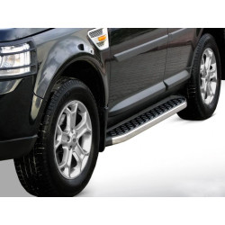 Купити Бокові пороги BlackLine (2 шт, алюміній) для Range Rover Sport 2005-2013 рр
