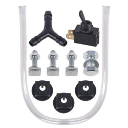 Купить Сигнал повітряний CA-10730/Еlephant/3-дудки пластик,червоний 12V/165мм,200мм,215мм