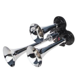 Купить Сигнал повітряний CA-10377/Еlephant/CIKADA 3-дудки метал 12V/24V