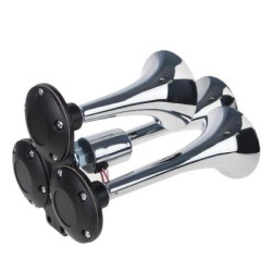 Купить Сигнал повітряний CA-10377/Еlephant/CIKADA 3-дудки метал 12V/24V