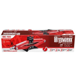 Купити Домкрат гвинтовий "ромб"1.5 т. висота підйому 390мм. 2,5кг (BBC-1500)