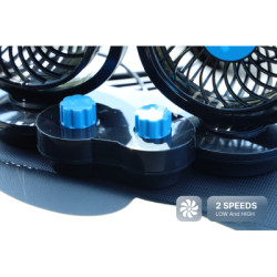 Купити Вентилятор HX-T307 4" 12V 6.5W подвійний дві швидкості