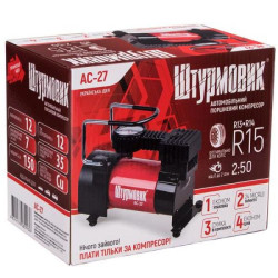 Купити Компресор "Штурмовик" AC-27 100psi/12Amp/35л/прикурювач