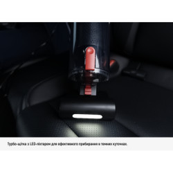 Купити Пилосос "VOIN" V-80 120W/Turbo щітка/Led ліхтар/вологе та сухе чищення/сумка