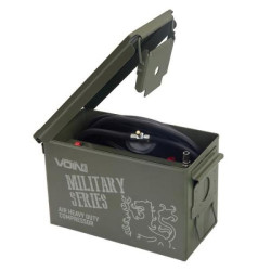 Купити Компресор автомобільний "VOIN" VM-070 "MILITARY SERIES" 150psi/25A/90л/клемми