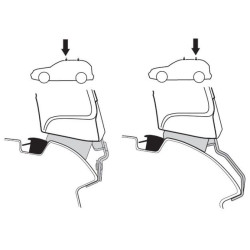 Купить Монтажный комплект Thule 1400 для Mitsubishi L200 (mkIV)(double cab) 2005-2014; Pajero Sport (mkII) 2008-2016 (TH 141400)