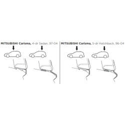 Купити Монтажный комплект Thule 1081 для Mitsubishi Carisma (mkI) 1995-2004 (TH 141081)
