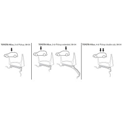 Купить Монтажный комплект Thule 1083 для Toyota Hilux (mkVI) 1998-2004 (TH 141083)