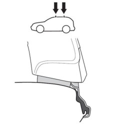 Купити Монтажный комплект Thule 1101 для Jeep Grand Cherokee (mkI)(ZJ) 1993-1998 (TH 141101)
