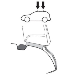 Купити Монтажный комплект Thule 1182 для Mitsubishi Pajero (mkIII) 1999-2006 (TH 141182)