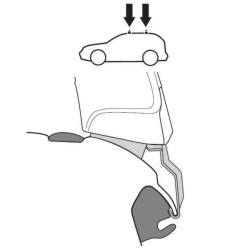 Купити Монтажный комплект Thule 1210 для Subaru Impreza (mkI-mkII) 1992-2007; Saab 9-2X (mkII) 2000-2007; Hyundai Grandeur (XG) 1999-2005 (TH 141210)