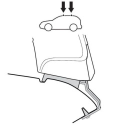 Купить Монтажный комплект Thule 1212 для Audi A4/S4/RS4 (mkII-mkIII)(B6; B7)(sedan) 2001-2008; Seat Exeo (mkI)(sedan) 2009-2014 (TH 141212)
