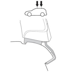 Купити Монтажный комплект Thule 1263 для Jaguar XJ (X350) 2002-2008 (TH 141263)