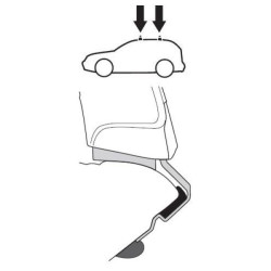 Купити Монтажный комплект Thule 1285 для Opel Vectra (mkIII)(C)(sedan/liftback) 2002-2008 / Signum (mkI) 2003-2008 (TH 141285)