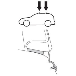 Купити Монтажный комплект Thule 1359 для Chevrolet Niva (mkI) 2003-2009; Lada Kalina 1119 (hatch) 2005-2013 (TH 141359)