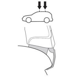 Купити Монтажный комплект Thule 1510 для Honda Pilot (mkI-mkII) 2002-2015; Ridgeline (mkI) 2006-2016 (TH 141510)