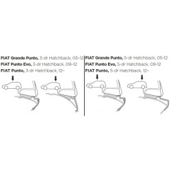 Купити Монтажный комплект Thule 1598 для Fiat Punto (mkIII)(Grande/Evo) 2005-2018 (TH 141598)