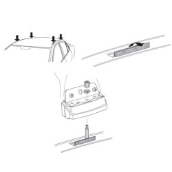 Купити Монтажный комплект Thule 3079 для Subaru Forester (mkIII) 2008-2013; Alfa Romeo MiTo (mkI) 2008-2018 (TH 183079)