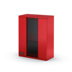 Купить Шафа для пожежного шлангу UNI 70 (з вікном) Daken Порошкова фарба Італія (8A3231)