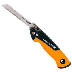 Buy Fiskars Pro PowerTooth Universal Folding Saw, 2 Blades (Metal, Wood), 15 cm 13/24 TPI (1062934)