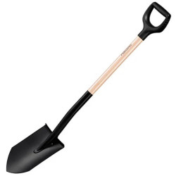 Buy Fiskars Solid Pointed Spade with Wooden Handle (1066721)