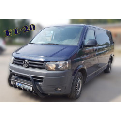 Купить Кенгурятник WT003 Черный Нержавейка для Volkswagen T5 2010-2015 гг