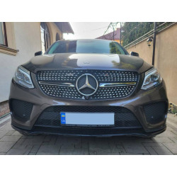 Купити Тюнінг решітка радіатора (Diamond Black) Без камери для Mercedes GLE coupe C292 2015-2019 рр