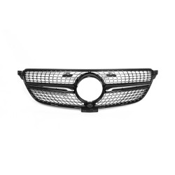 Купити Тюнінг решітка радіатора (Diamond Black) Без камери для Mercedes GLE coupe C292 2015-2019 рр