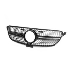 Купити Тюнінг решітка радіатора (Diamond Black) Без камери для Mercedes GLE coupe C292 2015-2019 рр
