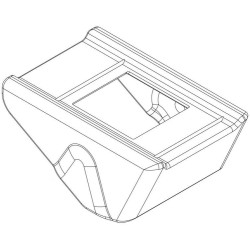 Купити Заглушка на точку крепление поперечины 50815 (Raingutter Foot) (TH 1500050815)