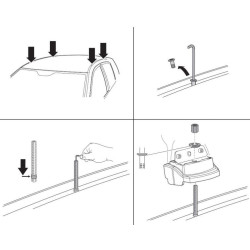 Купити Монтажный комплект Thule 3129 для Volkswagen Amarok (mkI)(double cab)(base version) 2010-2022 (TH 183129)