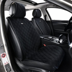 Купить Комплект преміум накидок для сидінь CarLife Turbo, black