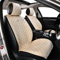 Купити Комплект преміум накидок для сидінь CarLife Turbo, biege