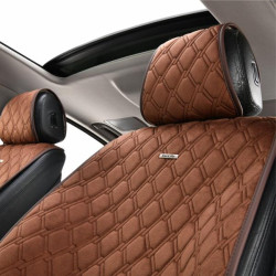 Купить Преміум накидки для передніх сидінь CarLife Turbo, coffee 2шт
