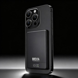 Купити Повербанк (Power Bank) Brevia ePower 5000mAh MagSafe SuperSlim PD20W, Qі15W LCD чорний