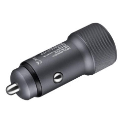 Купити Автомобільний зарядний пристрій Brevia ePower Dual Grip Metal LED 48W 1xUSB-C+1xUSB-A