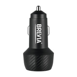 Купити Автомобільний зарядний пристрій Brevia ePower Dual Carbon 48W 1xUSB-C+1xUSB-A