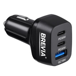 Купити Автомобільний зарядний пристрій Brevia ePower TriDrive 78W 2xUSB-C+1xUSB-A