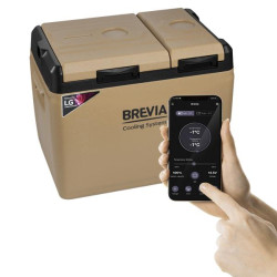 Купити Холодильник автомобільний Brevia 39л (компресор LG) двокамерний 23405