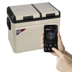 Купити Холодильник автомобільний Brevia 47л (компресор LG) двокамерний 23525