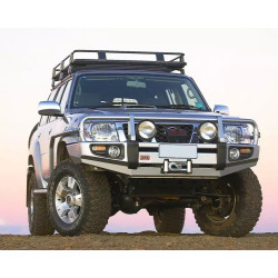 Buy Front bumper ARB DELUXE for Nissan Patrol Y61 97-04 Without Wings Expanders 3417110