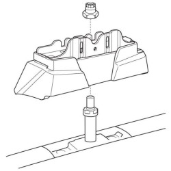 Купити Монтажный комплект Thule 7035 для Mitsubishi L200 (mkV) 2014-2023; Fiat Fullback (mkI) 2016-2019 (TH 187035)
