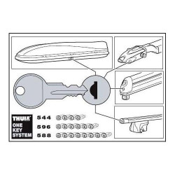 Купити К-т ключей с личинками (4 шт) Thule One-Key System 544000 (TH 544000)