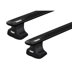 Buy The trunk on a smooth Thule Wingbar Evo Rapid Black for Volkswagen Polo (MKIV) 2001-2009 (th 7112b-754-1589)