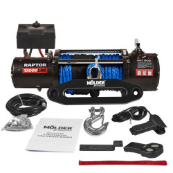 Купити Лебідка Molder Raptor 12000lbs (6.0hp/4.4kw; 265:1) синтетичний трос