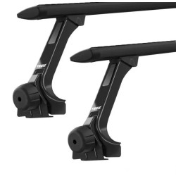 Купити Багажник на водостоки (28см) Thule Wingbar Evo Black для Land Rover Defender (mkI) 1983-2016 (TH 7115B-9531)