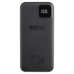 Купити Повербанк (Power Bank) Brevia 20000mAh 22,5W, Li-Pol, LCD чорний