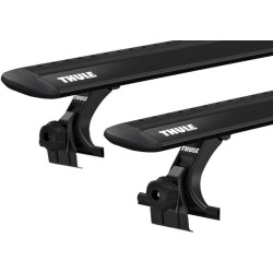 Buy Trunk on drains (15cm) Thule Wingbar Evo Black for Lada 2108; 2109; 21099; 2115 (MKI) 1984-2014 (Th 7111B-9512)